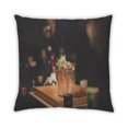 thumbnail image 2 of Ahgly Company Drinks Cocktails Outdoor Throw Pillow, 18 inch by 18 inch, 2 of 6