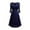 Blue, variant on Ketyyh-chn99 Womens Formal Gowns and Evening Dresses Evening Dresses for Wedding Floral Midi Dress Ladies' Vintage Elegant Evening Dress Cocktail Dress Black,M