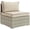 Beige/Gray, variant on Modern Contemporary Urban Design Outdoor Patio Balcony Garden Furniture Sofa Middle Chair, Sunbrella Rattan Wicker, Light Gray Beige