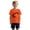 00-Orange#888, variant on Kiijoy Football Graphic Tshirt for Boys Casual Sports Short Sleeve T Shirt,Black,Sizes 2-3