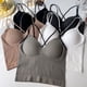 thumbnail image 5 of Top corto con tirantes finos sin costuras para mujer, talla única, 5 of 5