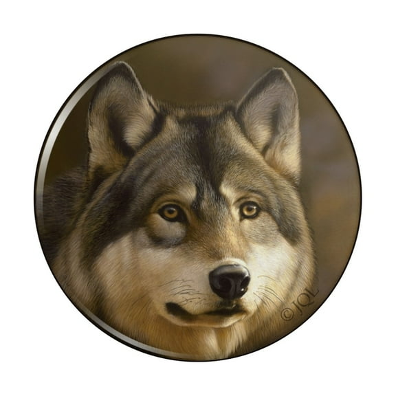 Timberwolf Timber Wolf Wolves Kitchen Refrigerator Locker Button Magnet