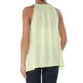 thumbnail image 2 of Rachel Roy Womens Melinda Asymmetrical Knit Blouse, Green, X-Small, 2 of 2