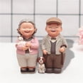 thumbnail image 5 of Valentine's Day Loving Elderly Couple Figurines, Old Married Couple Figure,Resin Husband and Wife Statue Grandparents Figure Collectibles for Christmas Valentine's Day Birthday Gift, 5 of 6
