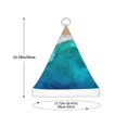 thumbnail image 3 of Honeii Beach Print Hat Santa Claus Hat For Xmas Party, Christmas Caps For Boys Girls Child,Christmas Beanie, 3 of 6