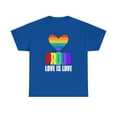 thumbnail image 4 of Proud LGBT Shirt Love is Love Tee Rainbow Lesbian Gay Pride Plus Size Tops for Women, 4 of 8
