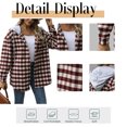 thumbnail image 5 of SIEANE Women Casual Plpletted Button Long Sleeve Hooded Drawstring Spring And Autumn Plpletted Hooded Versatile Loose Coat S-XL, 5 of 7