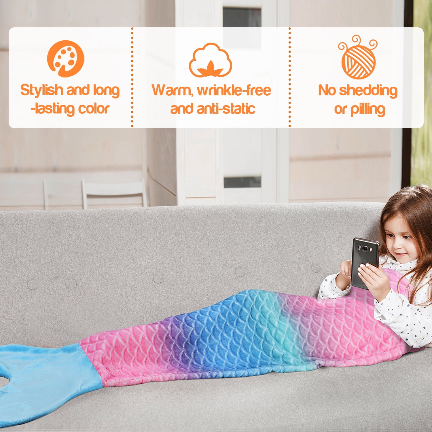 Mermaid tail blanket sweetjar tk maxx