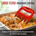 thumbnail image 5 of Kaluns Meat Claws Meat Shredder Tool – Chicken Shredder BBQ Accessories for Pulled Pork, Beef & Grilling – Durable, Heat Resistant, BPA-Free – Red, 5 of 7