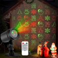 thumbnail image 2 of 12 Patterns Christmas Laser Projector Light Outdoor with Remote Red Green Laser Projector Light Landscape Projector Spotlight, 2 of 5