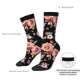 thumbnail image 4 of Vsdgher Rose Flowers Crew Socks for Men & Women, Breathable Casual Athletic Ankle Socks, 4 of 6