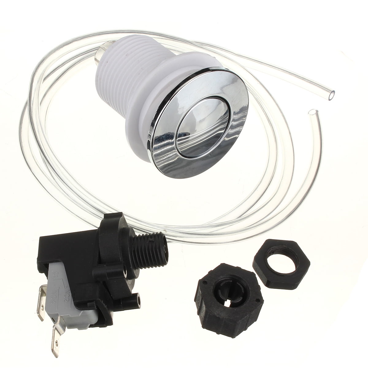 Waste Garbage Disposal Disposer Air Switch Button With Air Hose & Self