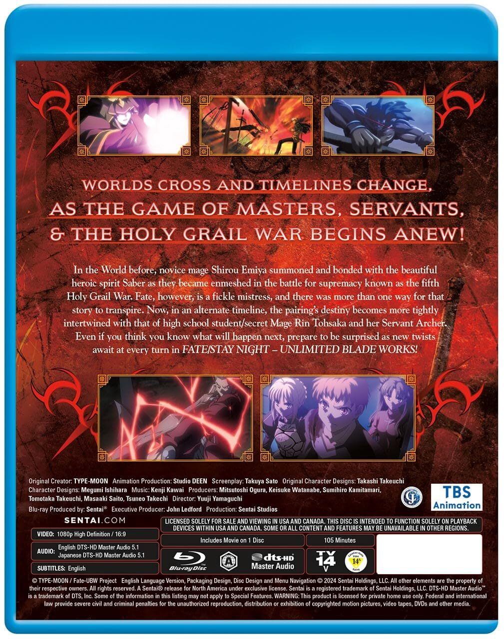 Fate/Stay Night Unlimited Blade Works - Walmart.com