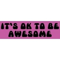 10in x 3in It''s OK to Be Awesome Car Bumper magnets  magnetic magnet '