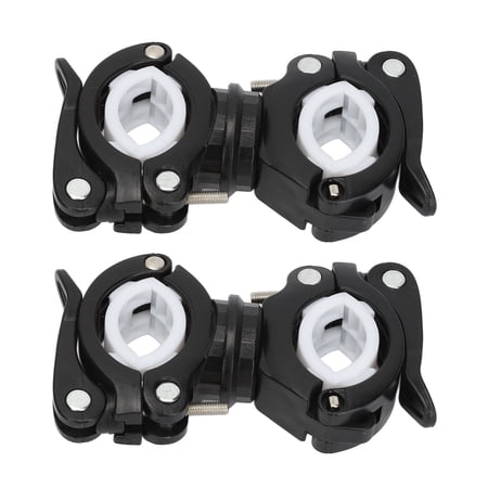 Yajisi Universal Rotating Walker Cane Holder Stand for Drive Rollator Wheelchair Scooter Black White 2 Pack 8.66 inches / 22.0 cm