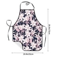 thumbnail image 2 of Easygdp Lilies Flowers Apron Waterdrop Resistant with 2 Pockets,Oil Resistant Cooking Kitchen Chef Apron for Women Men, 2 of 7
