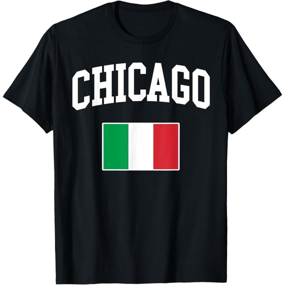 Chicago Italian Flag Italia Italy Italiano Men Women Kids T-Shirt