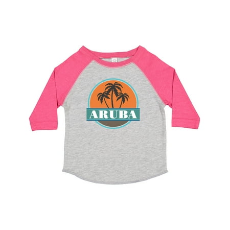

Inktastic Aruba Vacation Sunset Gift Toddler Boy or Toddler Girl T-Shirt