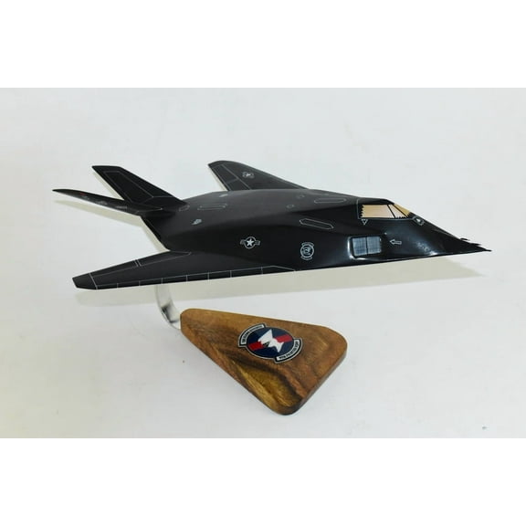 Skunk Works® F-117A Nighthawk®, 9th FS Flying Knights, Mahogany Scale Model