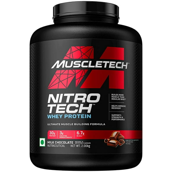 NITROTECH PERFORMANCE MUSCLETECH CHOCOLATE con leche 4 lbs