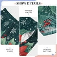 thumbnail image 6 of FORMRS Boys Pajama Pants with Pockets Size 6-8Y Kids Lounge Sleep Bottoms, Christmas Poinsettia, 6 of 8