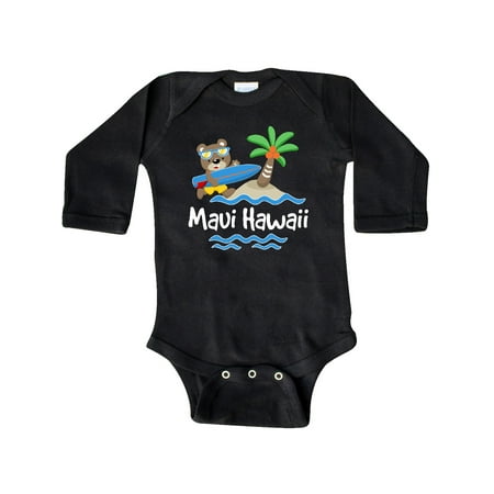 

Inktastic Maui Hawaii Cute Vacation Gift Baby Boy or Baby Girl Long Sleeve Bodysuit