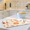 thumbnail image 6 of Yayeee Dish Drying Mat for Kitchen Counter 16"x18" Microfiber Absorbent Pad, Beige Fall Acorns Pattern, 6 of 7