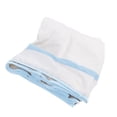 thumbnail image 1 of Baby Doll Bedding Modern Hotel Style Crib Skirt/Dust Ruffle for boy, Blue, 1 of 1
