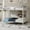 White + Iron + Full, variant on Full Over Full Metal Bunk Bed 4.5X6.2FT Each, Heavy-Duty Square Tube Frame with Dual Ladders, No Box Spring Needed, Space-Saving Bunk Bed for Bedroom Dorm Guest Room, Easy Assembly