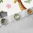 thumbnail image 5 of Feelyou Cute Elephant Print Black Out Curtains for Kids, Jungle Giraffe Monkey Curtains Pack of 2 (42x63 Each), Kawaii Zoo Animal Bedroom Curtains, Black Out Curtains Decor, 5 of 7