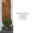 thumbnail image 3 of Pure Garden 21-Inch Indoor/Outdoor Artificial Boxwood Plant for Home Decor, 3 of 7