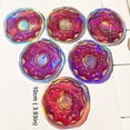 thumbnail image 3 of 10 bolsas holográficas iridiscentes de Mylar con forma de donut  Bolsas de almacenamiento con cierre de cremallera resellables impermeables y a prueba de olores for dulces, galletas, tabaco y regalos, 3 of 4