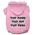 thumbnail image 6 of Pet Dog  Cat Hoodie Screen Printed, "You Come, You Sit, You Stay", 6 of 10