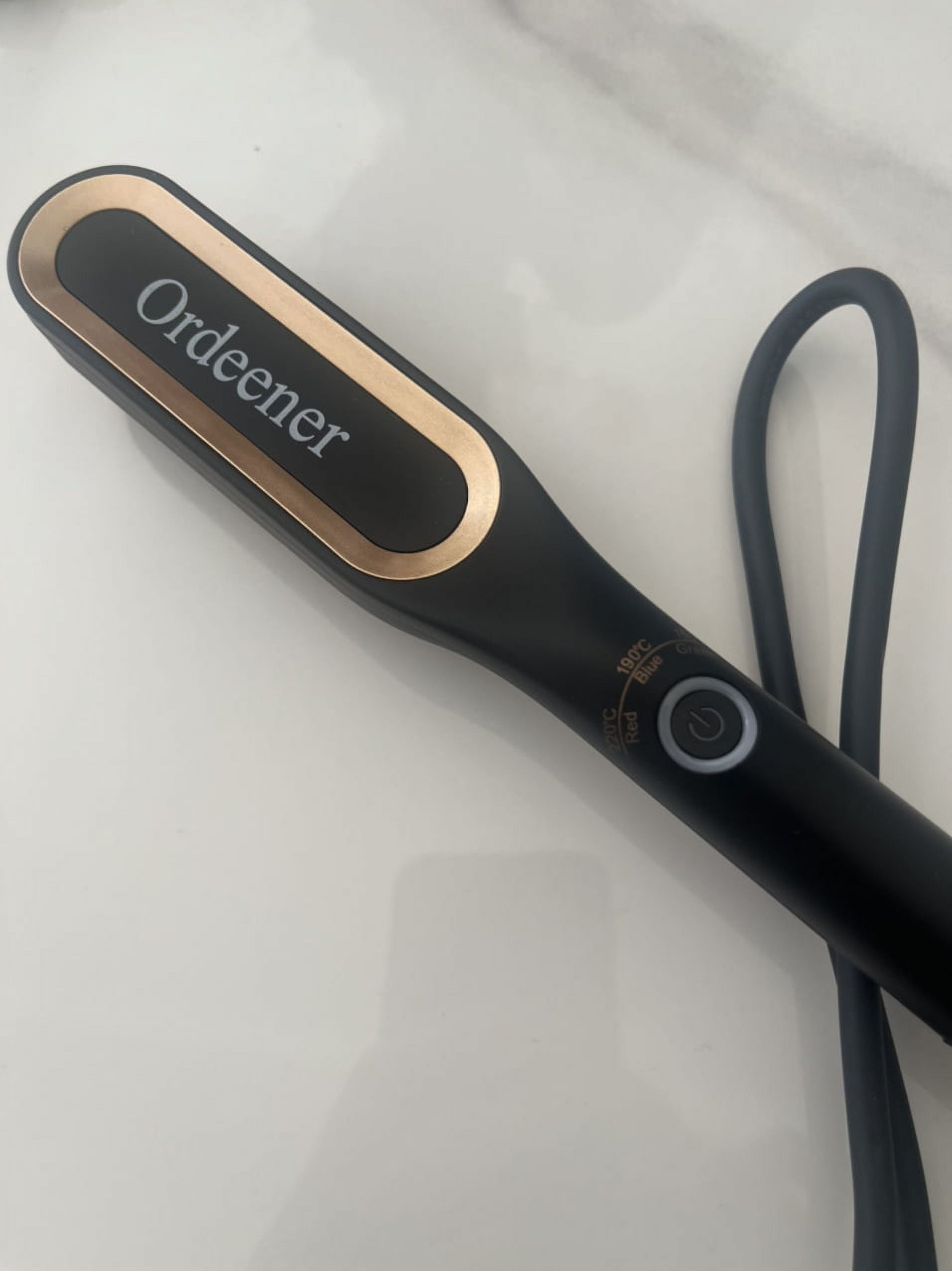 Smooth Sailing Heated Ceramic Straightening Brush for Straightening Detangling Blowouts Smooths Fly Aways Anti Frizz Ceramic Tourmaline for All Hair Types Hot Styling Brush Walmart