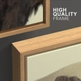 thumbnail image 4 of wall26 Framed Canvas Print Wall Art Set Double Exposure Buffalo with Mountains Animals Wilderness Realism Zen Scenic Colorful Multicolor for Living Room, Bedroom, Office - 24"x36"x3 NATURAL, 4 of 5