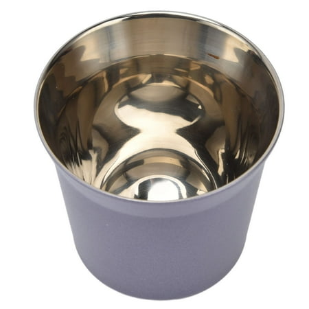 

Double Layer Coffee Cup Stainless Steel Coffee Mug Purple Heat Insulation Water Cup for Household160ml