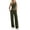 Army Green, variant on Vivianyo HD Women's Set Crew Neck Sleeveless Crop Tank and Drawstring Wide Leg Sweatpants, Two Piece Sets for Women Summer Vacation Travel Outfit, Women's Army Green, Sizes S-2XL