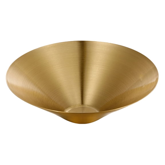 OUNONA 1-Pack Cute Golden Stainless Steel Ramen Bowl for Food Serving, Household Use, and Party Dining