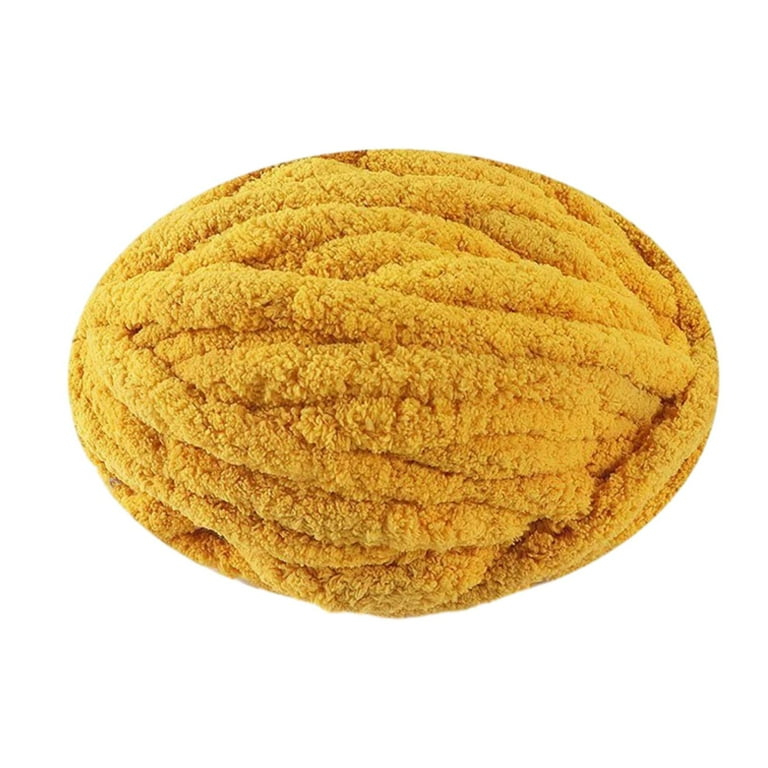 Thick Chunky Yarn Chunky Wool Yarn Bulky Yarn for Crocheting Arm Knitting Yarn Weight Yarn Knit Yarn for Knitted Blanket Mat Weaving Sweater Brown