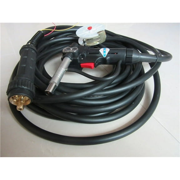 INTBUYING 9.8ft/3m Welder Spool Gun Wire Cable Mig Welding Gun Wire Feed Aluminum Steel with Euro Adpator