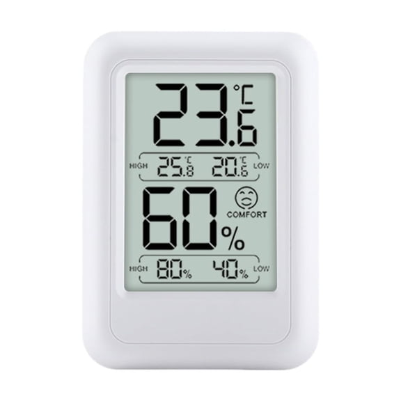 Battery Powered Digital Thermometers Hygrometer Easy Read Room Climate Device
