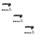 thumbnail image 3 of Sonducket ZTTO Soporte de bicicleta Soporte de cronómetro Velocímetro Soporte de montaña ultraligero duradero Linterna Accesorios de ciclismo Negro Type1 NO1 Sonducket CBP322584, 3 of 6