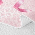 thumbnail image 5 of Manfei Hippie Damask Twin Quilt Set 2 Pieces,Princess Ribbon Bow Twin Coverlet Set,1 Bedspread and 1 Pillowcase, 5 of 7