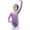 Purple, variant on Fancifize Kids Long Sleeve Ballet Leotard Stretch Wrinkle Resistant Bodysuit Full Coverage Design for Dance Performance 5-18Y