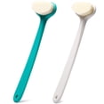 thumbnail image 1 of Cepillo para El cuerpo del baño Oso de Fresa Exfoliación Mango largo Blanco y Verde, 1 of 5