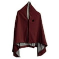 thumbnail image 2 of USB Heated Shawl 3 Heat Settings Wearable Blanket Cape For Outdoor, 2 of 6