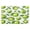 Cartoon Green Apples Pattern, variant on 32"x20" Door Mat Mat Absorbent & Non-Slip Entryway Rug Washable Floor Mat Silver Metal Flower Pattern