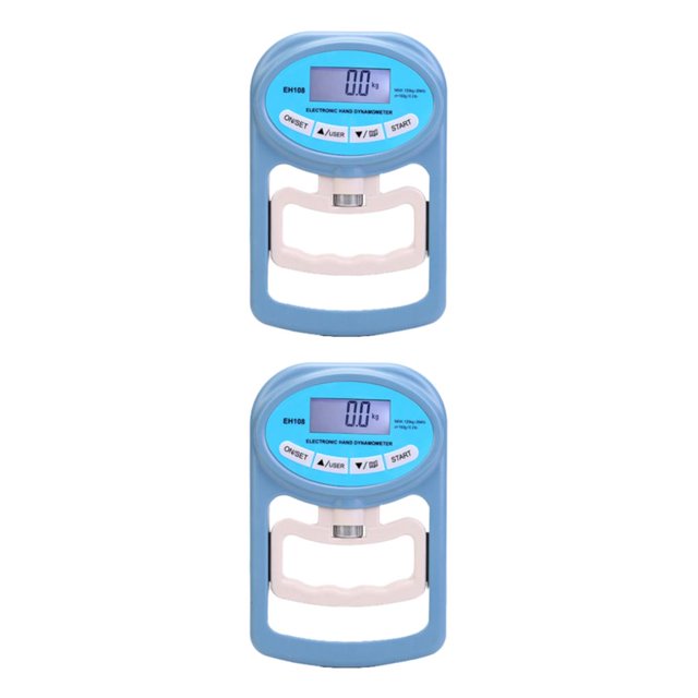 Eigraketly Empuñadura para entrenamiento de potencia Mida la fuerza con dinamómetro manual digital de precisión Easy blue 423g azul 423g 2Conjunto