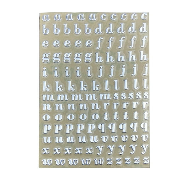 Letter Stickers Self Adhesive Alphabet Numbers Stickers Self Adhesive ...