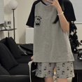 thumbnail image 1 of Pyjamas Printemps et Automne 2024 pour Femmes, Col Rond Ample, Mignon Hello Kitty, service à Domicile, Manches Longues, Pantalon, Ensemble Deux Pièces, Vente en Gros tzw, 1 of 6